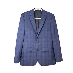 APT 9 Mens Blazer 38R Blue Slim Fit Premier Flex Essential Sport Coat Jacket NWT